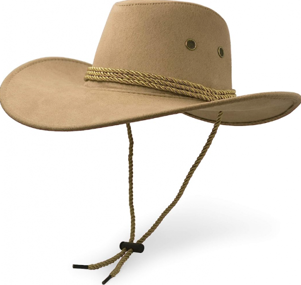 Topi Cowboy dengan Lapisan Kulit Sintetis